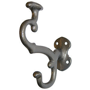 Hall stand style hat and coat hook 4¼ in cast iron – ABC Ironmongery
